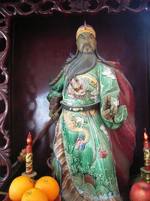 B105 China Buddha Guan Yu God Glücksbringer Reichtum