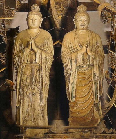 Candraprabha and Sūryaprabha, Tenpyō period 天平 (729-749)