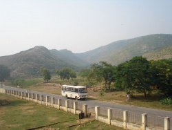 View of Rajgir hills from Jarasandha's Akhara.JPG