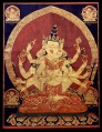 17th century Central Tibeten thanka of Guhyasamaja Akshobhyavajra, Rubin Museum of Art.jpg